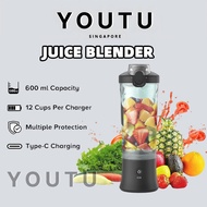Juice Blender 600ML Portable Blender Hyundai Portable Fruit Blender Portable Extractor Blender Usb R