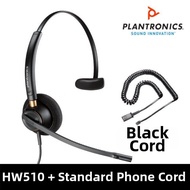 Plantronics Poly Hw510 Headset + Standard Telephone Black Cord