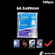HENWEI/Perfect Fit/PTCG Pokemon Card Sleeve/Kpop/Photo Card/64.5x89mm/宝可梦卡膜/100pcs