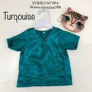 Baju Raya Kucing Turqouise