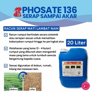 20L CMC Phosate 136 13.6% Racun Rumput Serap/Glyphosate 13.6