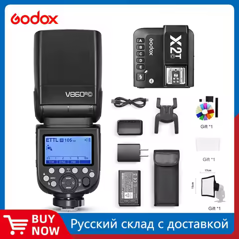Godox V860III V860 III Speedlite Camera Flash E-TTL HSS 480 Flashes for Canon Sony Nikon Fuji Olympu