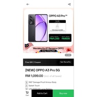 NEW OPPO A3 PRO 5G (8gb+256)