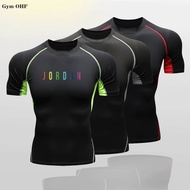 Top Boys Girl Running Training T shirt Kits Brand Jor/dan Print Short sleeve Long Sleeve Gym Fitness