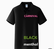 TSHIRT CARNIVAL BLACK MENTHOL