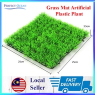 Grass Mat Plastic Plant Ornament Aquarium Decoration 🌊READY STOCK🌊 | Perfect Ocean