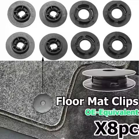 8pcs Car Mat Caret Clips Retention Fixing For Grips Clamps Floor Holders 3D08645214PK 3D0864523B41 3