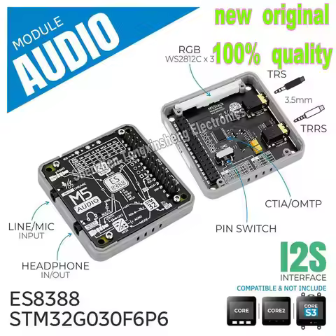 (1piece) 100% Brand new original M5Stack Official Audio Module (ES8388)