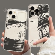 Case Clear Ready For Vivo Y28 4G V27E Y17S Y27S Y02 Y03 V30e Y100 Anime Clear Trend Casing - AN2