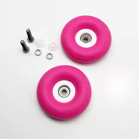 Folding bike 75mm easywheel m6 screw for brompton java neo easy wheel rubber pushing wheel