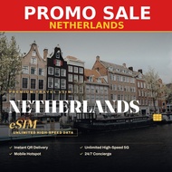 [PROMO] Netherlands Travel eSIM 50GB Data | Big Sale | Instant QR | 4G/5G