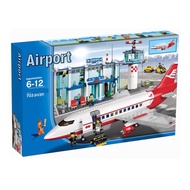 Lego Blocks City Series Civil Airport 3182 Terminal Ground Handling Aircraft Childrens Assembled Boy