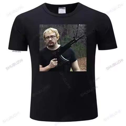 New Arrived Mens cotton casual tshirts Men tshirt Sam Hyde Shooter funny Printed T-Shirt tees homme 