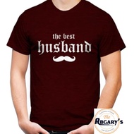 Birthday Gift T-Shirt For Men HUSBAND THE BEST HUSBAND Writing