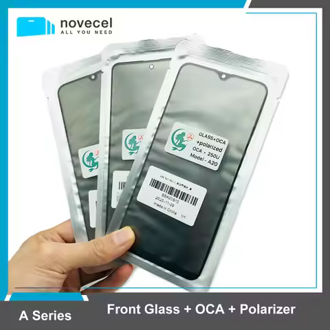 10pcs OEM Outer Glass With OCA Polarizer Film For Samsung A02 A02S A03 Core A03S A04 A04E A04S LCD S