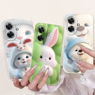 For Realme Note 60 Case Lovely Rabbit Panda Soft Silicone Cartoon Shockproof Cover For Realme C61 RM