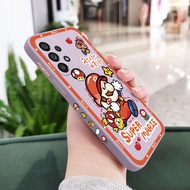 เคสช่างประปาที่กล้าหาญ Samsung Galaxy A73 A53 A33 A23 A13 A03 A03S A24 A04 A04S A05 A05S 5G 4G Core ซิลิโคนเหลวรูปแบบด้านข้าง