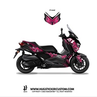 Hugsticker สติ๊กเกอร์ติดรถ สติ๊กเกอร์ XMAX 300 ลายไฟ (Arai Fire)