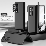 เคสกันกระแทกบางเฉียบสำหรับ Samsung Galaxy Z Z Fold 4 Fold 3 5G เคส Z Fold4 Fold3ฝาแข็งป้องกันเต็มรูป