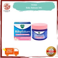 VICKS Baby Balsam Moisturising & Soothing Baby Care Rub 50g