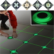 Luminous Tile Diagonal Sticker Floor Floor Tile Floor Sticker Floor Corner Flower Sticker Beautify S