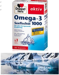 德國Doppelherz Omega-3 深海魚油1000mg 80粒 