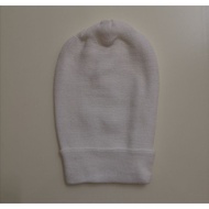anak tudung serkup lipat dewasa/skarf/serkup kepala/scarf inner (putih)