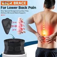 BYTEZY Breathable Adjustable Lumbar Support with Anti-Slip Back Pain Relief