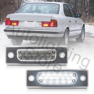 2X For BMW E32 7 Series Sedan 87-94 5 Series E34 M5 1988 1989 1990 1991 1992 1993 1994 1995 LED Euro
