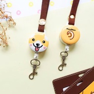 柴犬,戴式伸縮票卡夾(雙面圖案)
