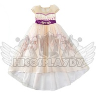 hiCosplaydy Kids Princess Anna Fishtail Cosplay Costume