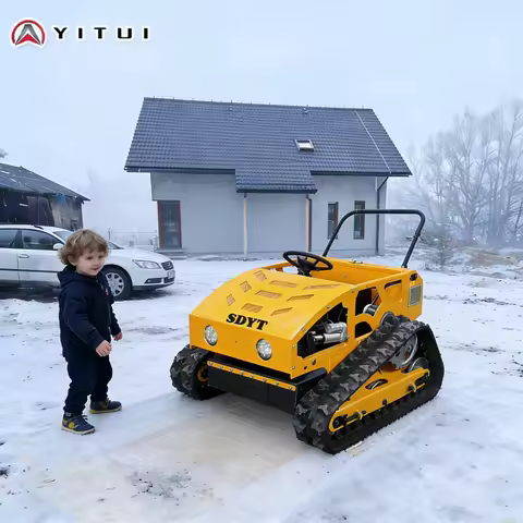 Customized Lawn Mower All-Terrain Zero-Turn Remote Mower 1500w*2 Brushless Motors For Stable Mowing 