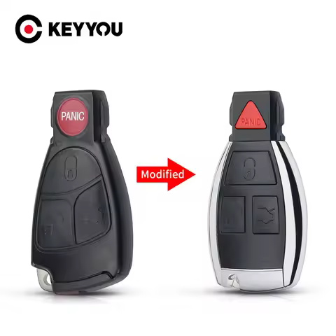KEYYOU For Mercedes Benz C B E Class W203 W211 W204 YU BN CLS Modified Smart Key Shell Key Case Fob 
