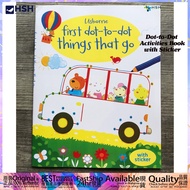 First Things that go dot-to-dot activity book with sticker