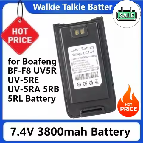 For Boafeng BF-F8 UV5R UV-5RE UV-5RA 5RB 5RL Battery for Baofeng Walkie Talkie UV 5R Battery 3800mAh