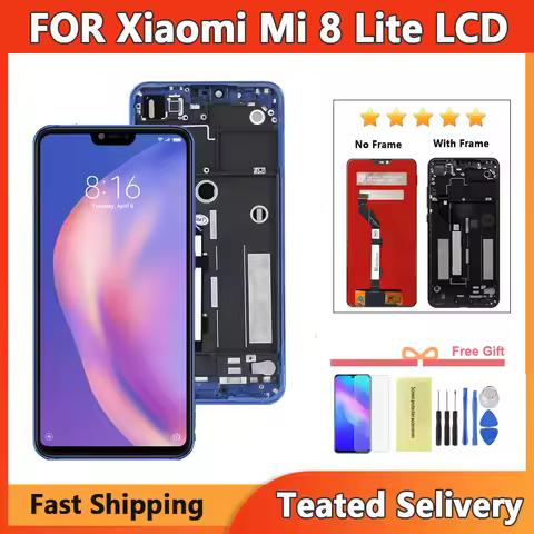 AAA Quality 6.26'' Display Replacement for Xiaomi Mi 8 Lite Mi8 Lite Global LCD Touch Screen Digitiz