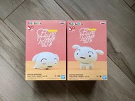 全新 Bandai Fluffy Puffy 蠟筆小新 小白 景品 全2種