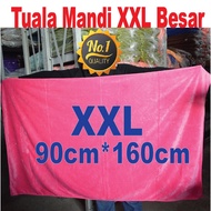 Tuala Mandi Dewasa Tuala Tebal Extra Besar 2XL Dewasa Serap Air Microfiber Big Towel 90cm*160cm