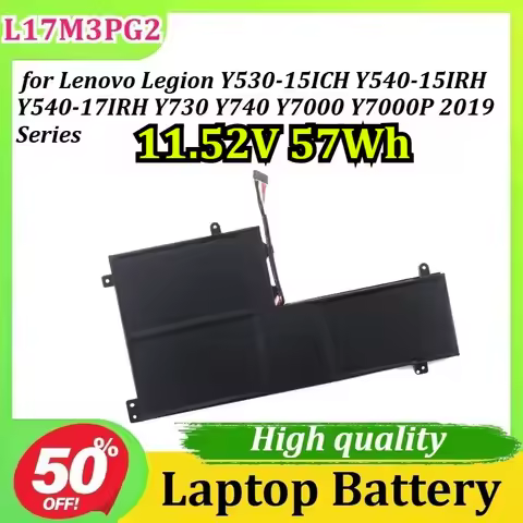 L17M3PG2 11.52V 57Wh for Lenovo Legion Y530-15ICH Y540-15IRH Y540-17IRH Y730 Y740 Y7000 Y7000P 2019 