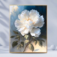 Camellia|Digital Oil Painting diy Fill-in coloring hand-painted painting for stress relief and heali