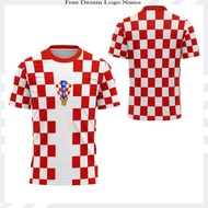 Croatia World Cup Shirt Unisex Football Shirt Croatia Football Polyester Jersey