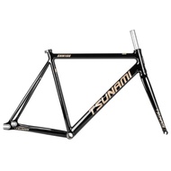 TSUNAMI SNM-100 Black Gold Fixie Frameset | Fixed Gear SNM100 Track Bicycle Frame