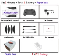 Set2 Set2ขนาดเล็ก X8 250G-Class 4K กล้องเฮลิคอปเตอร์3แกนกล้อง FPV 5กรัมโดรนจีพีเอส30นาที8กม. รีโมทคอ