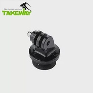 台灣製TAKEWAY運動攝影機用快拆板T-RC03快裝板(具有側向固定座;台灣公司貨)適T2、T1+、T1、T-B03、T-B01、R2、R1