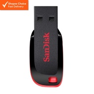 SanDisk® Cruzer Blade USB 2.0 Flash Drive - Available in 8GB, 16GB, 32GB, 64GB, and 128GB Options
