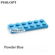 MOC 40 Khối Xếp Hình Tự Làm Gạch Mô Hình Mỏng 2X6 Chấm 12 Màu Giáo Dục Kích Thước Sáng Tạo Tương Thí