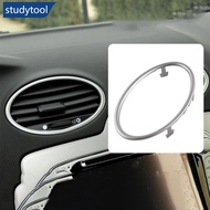 STUDYTOOL 1Pc/4Pcs Car Air Conditioning Trim Outlet Decoration Circle Ring Sticker For Ford Focus 2 