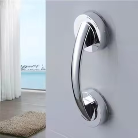 Bathroom Handrail Suction Cup for Bathroom Accessories Glass Door Handle Children Elder Strong Sucke