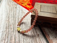 【花開富貴】冰種紅紋石 天然淡水珍珠 古法銀 925銀 設計手鍊