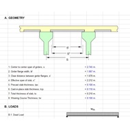 Precast Concrete Plank Slab Design Spreadsheet